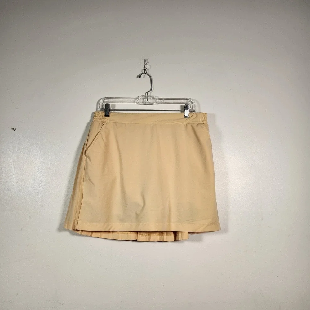 CALIA by CARRIE UNDERWOOD Golf Tennis Pickleball Skort Womens L Butter Yellow